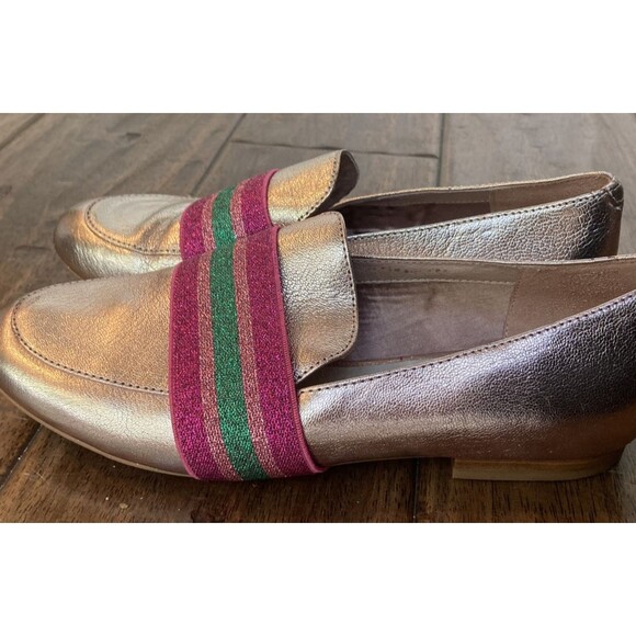 Kenneth Cole Walden Flat Slip On Women's SIZE 6 Metallic Colorful - Picture 6 of 7